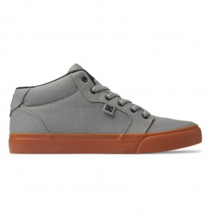 DC Anvil Mid Tenisky Panske Siva | DC Shoes Slovensko 39ABNJCFL