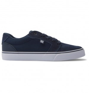 DC Anvil Tenisky Panske Námornícka Modrá Biele | DC Shoes Slovensko 41CIBFGKR