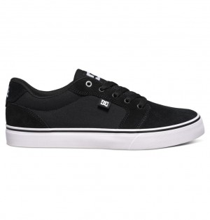 DC Anvil Tenisky Panske Čierne Biele Čierne | DC Shoes Slovensko 16TIWUGJY
