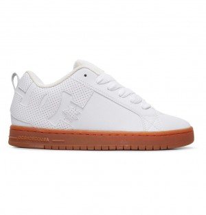 DC Court Graffik Tenisky Panske Biele | DC Shoes Slovensko 18ZGKXVOC