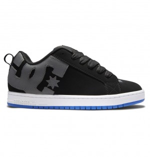 DC Court Graffik Tenisky Panske Čierne Siva Modre | DC Shoes Slovensko 98WDNUVSX