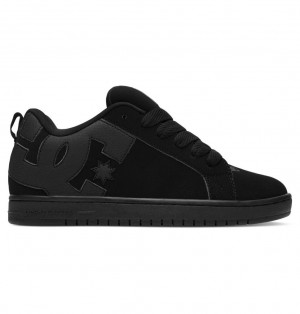 DC Court Graffik Tenisky Panske Čierne | DC Shoes Slovensko 90EINJWRZ