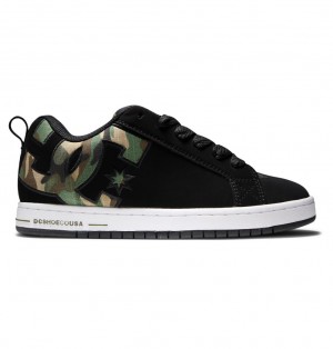 DC Court Graffik Tenisky Panske Čierne | DC Shoes Slovensko 97YGZWMBT