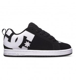 DC Court Graffik Tenisky Panske Čierne | DC Shoes Slovensko 95ZXLWNHA