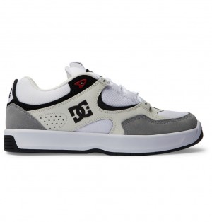 DC Kalynx Zero Tenisky Panske Siva Čierne Biele | DC Shoes Slovensko 47DXGLJIH