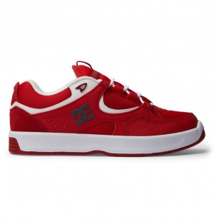 DC Kalynx Zero Tenisky Panske Červené Biele | DC Shoes Slovensko 70JYVETGA