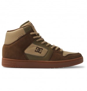 DC Manteca 4 Hi Wr Vysoke Tenisky Panske Hnede | DC Shoes Slovensko 61ZMUDFLQ