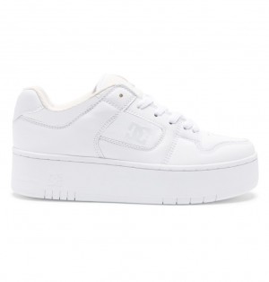 DC Manteca 4 Platform Tenisky Damske Biele | DC Shoes Slovensko 94SUVNJOX