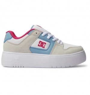 DC Manteca 4 Platform Tenisky Damske Modre Ruzove | DC Shoes Slovensko 82TJZXVIU