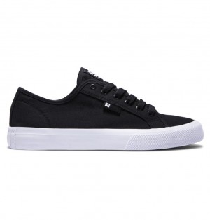 DC Manual Tenisky Panske Čierne Biele | DC Shoes Slovensko 41XJAYIET