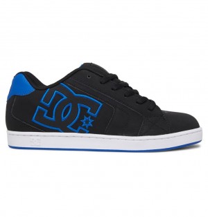 DC Net Tenisky Panske Čierne Kráľovská Modrá | DC Shoes Slovensko 21CETFZSG