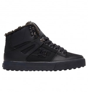 DC Pure High-Top Zimne Topanky Panske Čierne | DC Shoes Slovensko 02FXVMNAK