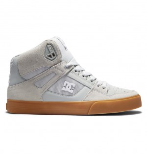 DC Pure Vysoke Tenisky Panske Siva | DC Shoes Slovensko 70CRYGBEI