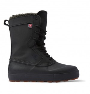 DC Reach Water-Resistant Zimne Topanky Panske Čierne | DC Shoes Slovensko 26YPUHDTC
