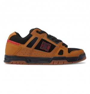 DC Stag Tenisky Panske Čierne Hnede | DC Shoes Slovensko 18POBNLID
