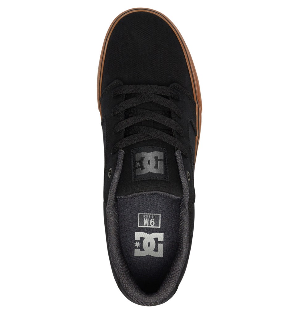 DC Anvil Canvas Tenisky Panske Čierne | DC Shoes Slovensko 07MADYBST