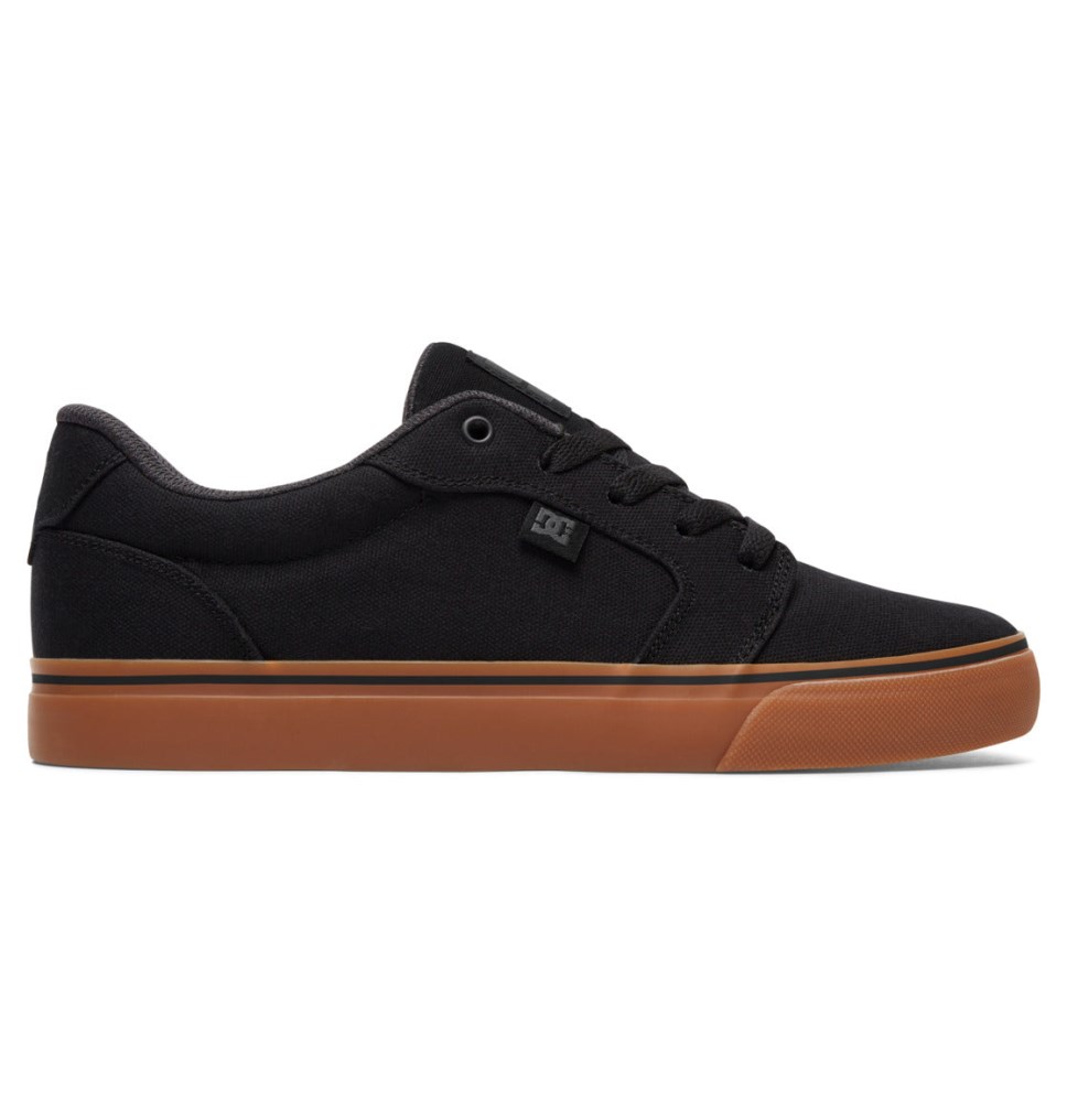 DC Anvil Canvas Tenisky Panske Čierne | DC Shoes Slovensko 07MADYBST