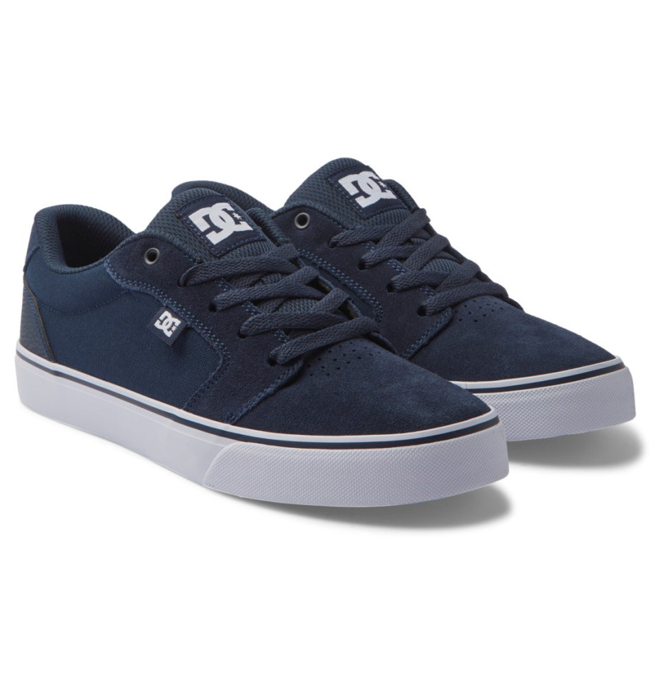 DC Anvil Tenisky Panske Námornícka Modrá Biele | DC Shoes Slovensko 41CIBFGKR