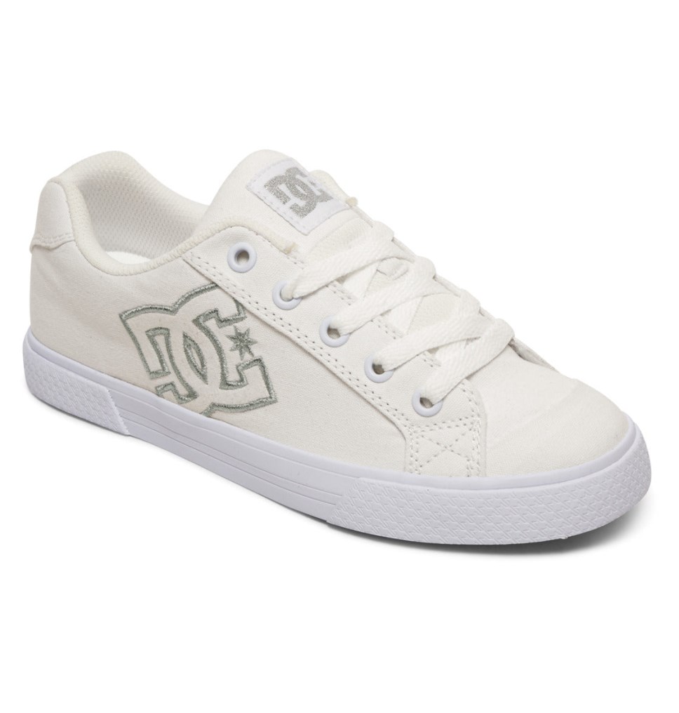 DC Chelsea Tx Tenisky Damske Biele Strieborne | DC Shoes Slovensko 07HNFLSTZ
