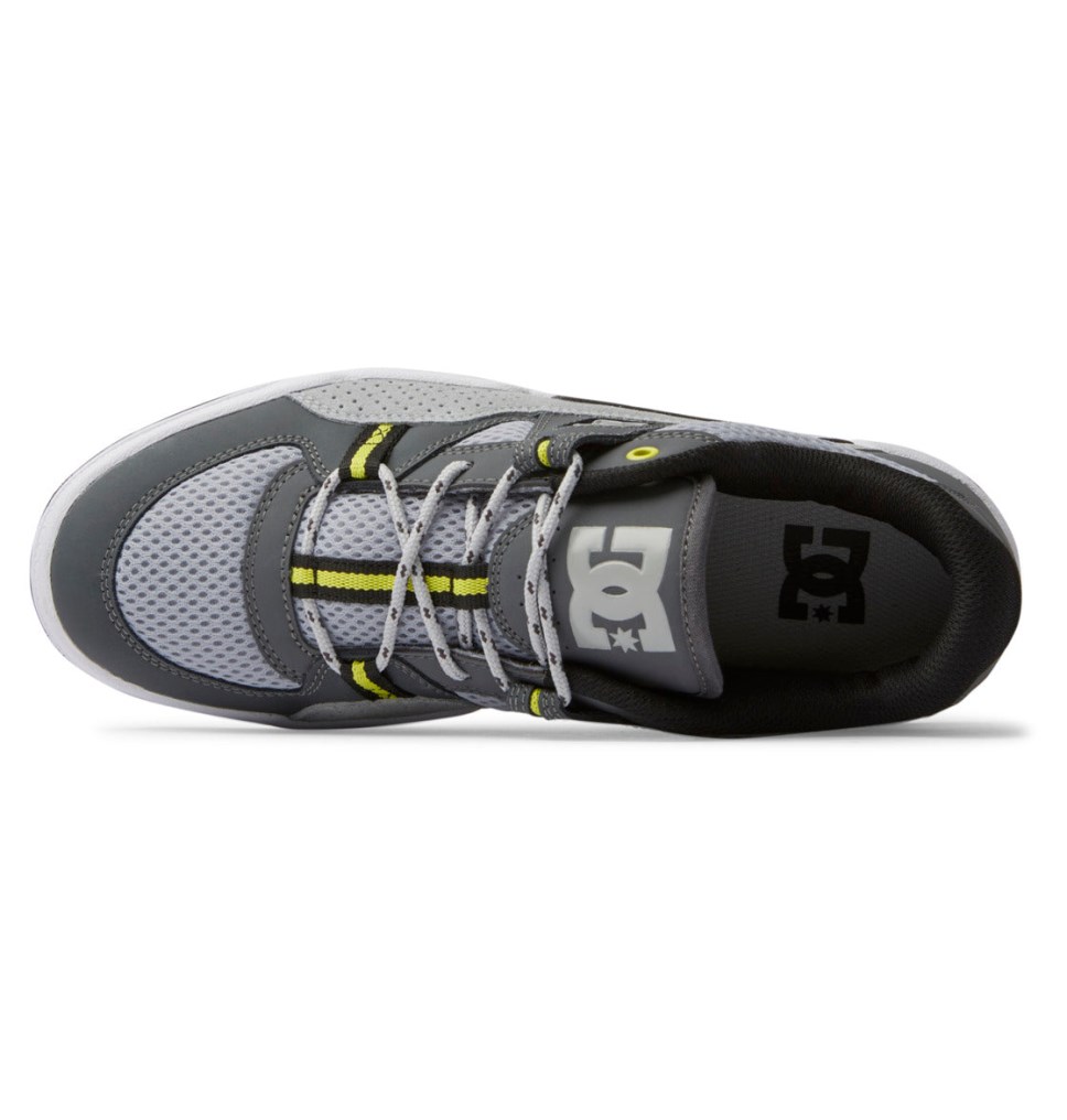 DC Construct Tenisky Panske Biele Siva Žlté | DC Shoes Slovensko 20FWIPVXY