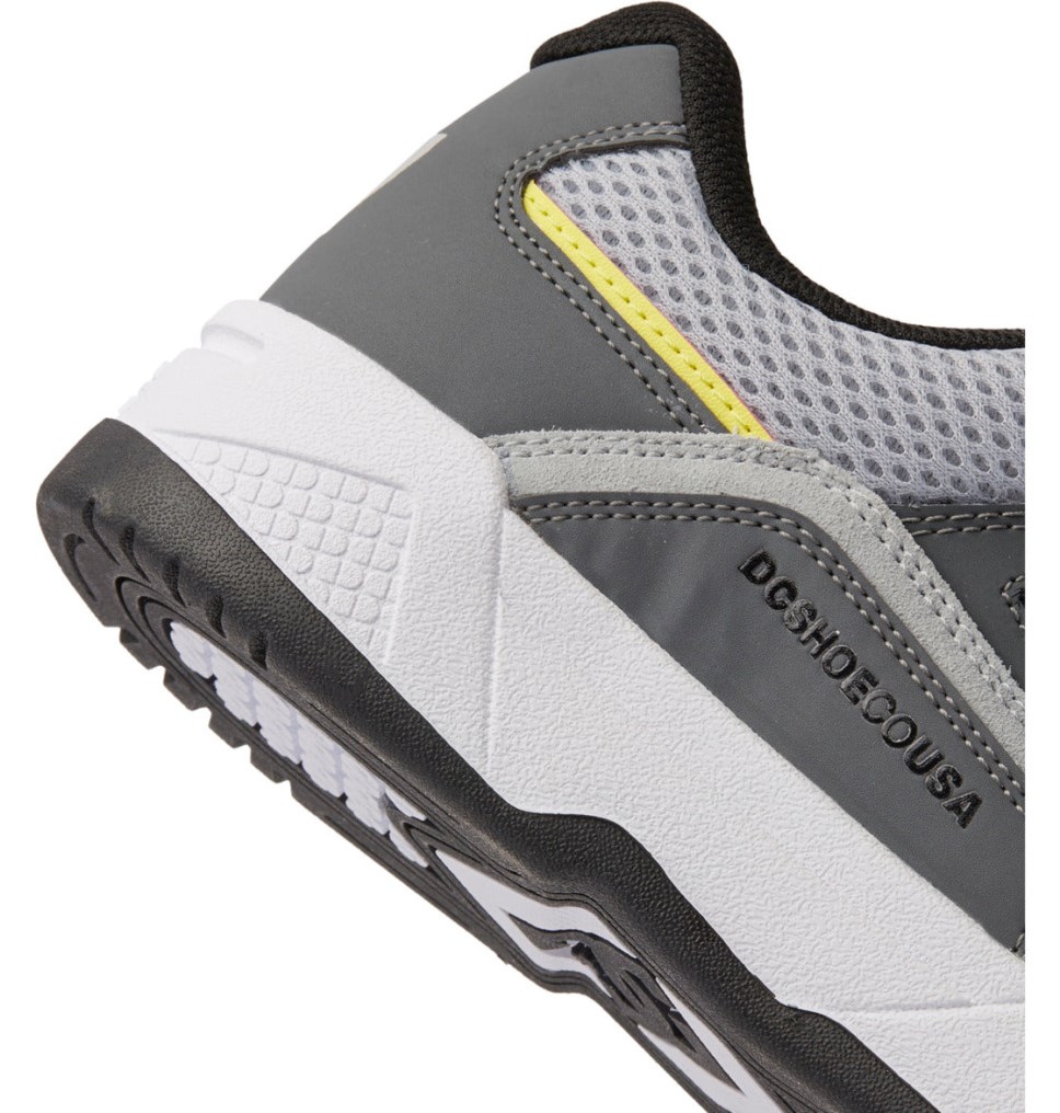 DC Construct Tenisky Panske Biele Siva Žlté | DC Shoes Slovensko 20FWIPVXY
