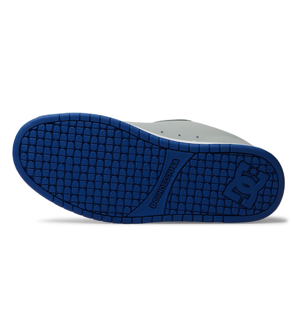 DC Court Graffik Tenisky Panske Siva Modre Biele | DC Shoes Slovensko 17CBQYPJW