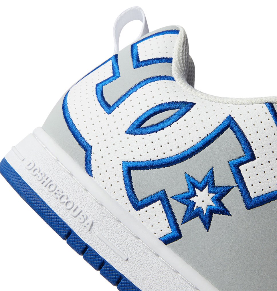 DC Court Graffik Tenisky Panske Siva Modre Biele | DC Shoes Slovensko 17CBQYPJW