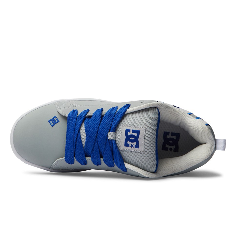 DC Court Graffik Tenisky Panske Siva Modre Biele | DC Shoes Slovensko 17CBQYPJW