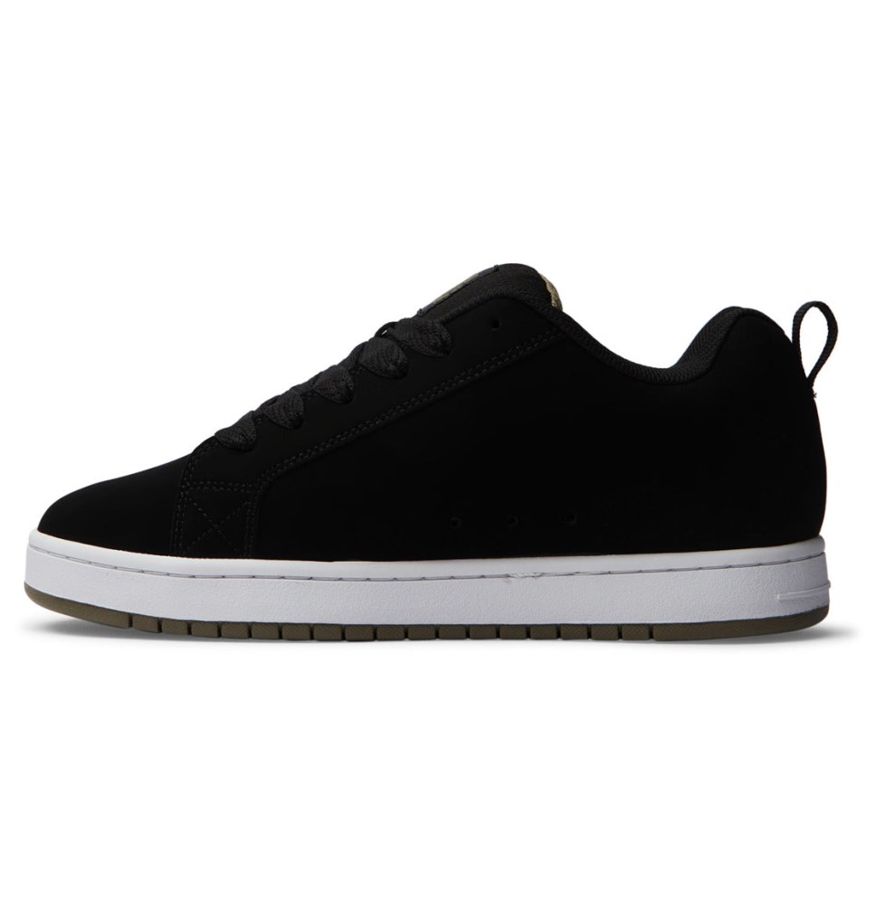 DC Court Graffik Tenisky Panske Čierne Zelene | DC Shoes Slovensko 39BAXREHC