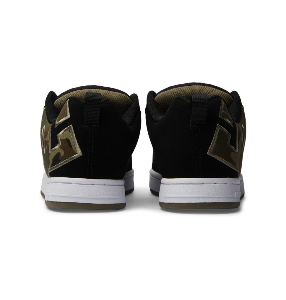 DC Court Graffik Tenisky Panske Čierne Zelene | DC Shoes Slovensko 39BAXREHC