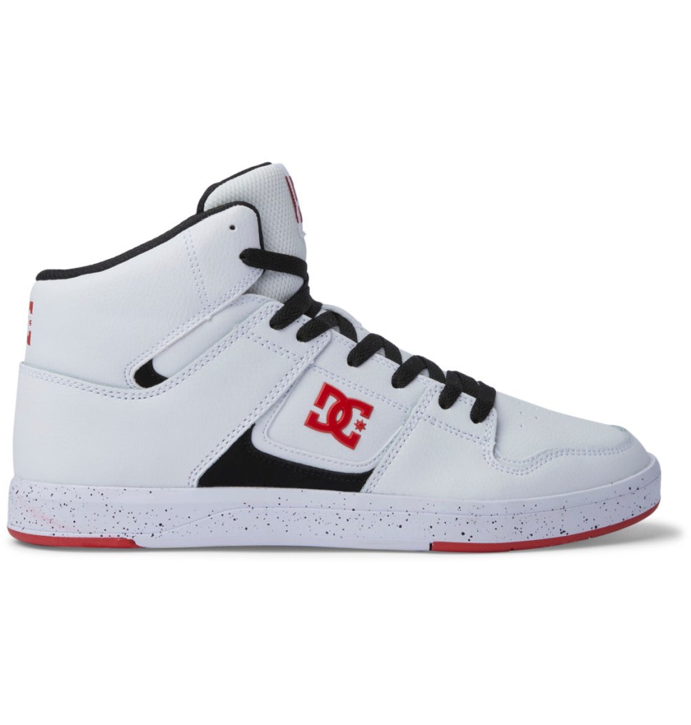 DC Cure Vysoke Tenisky Panske Biele Červené Čierne | DC Shoes Slovensko 04NUXYFQD