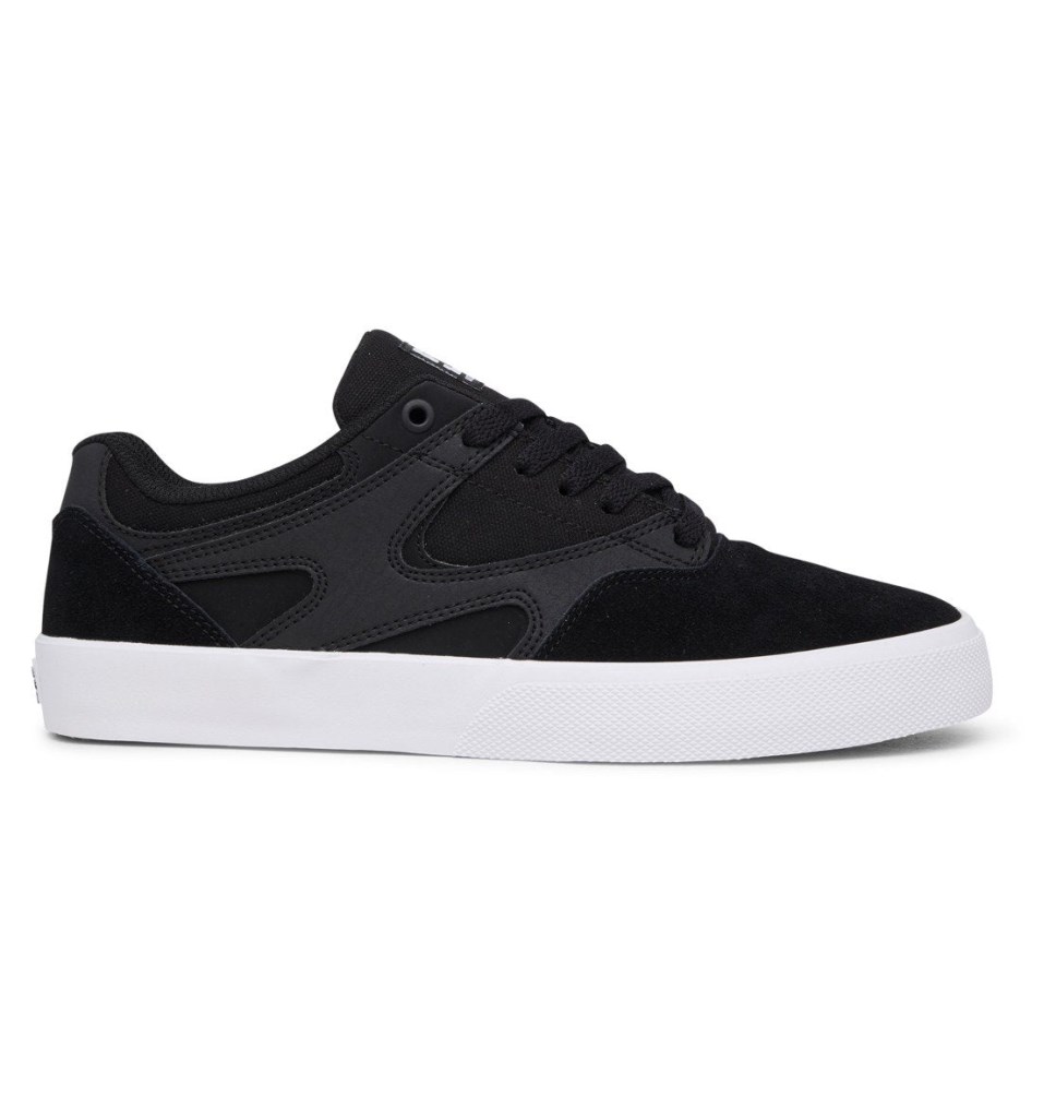 DC Kalis Vulc Tenisky Panske Čierne Biele | DC Shoes Slovensko 58OECRNLT