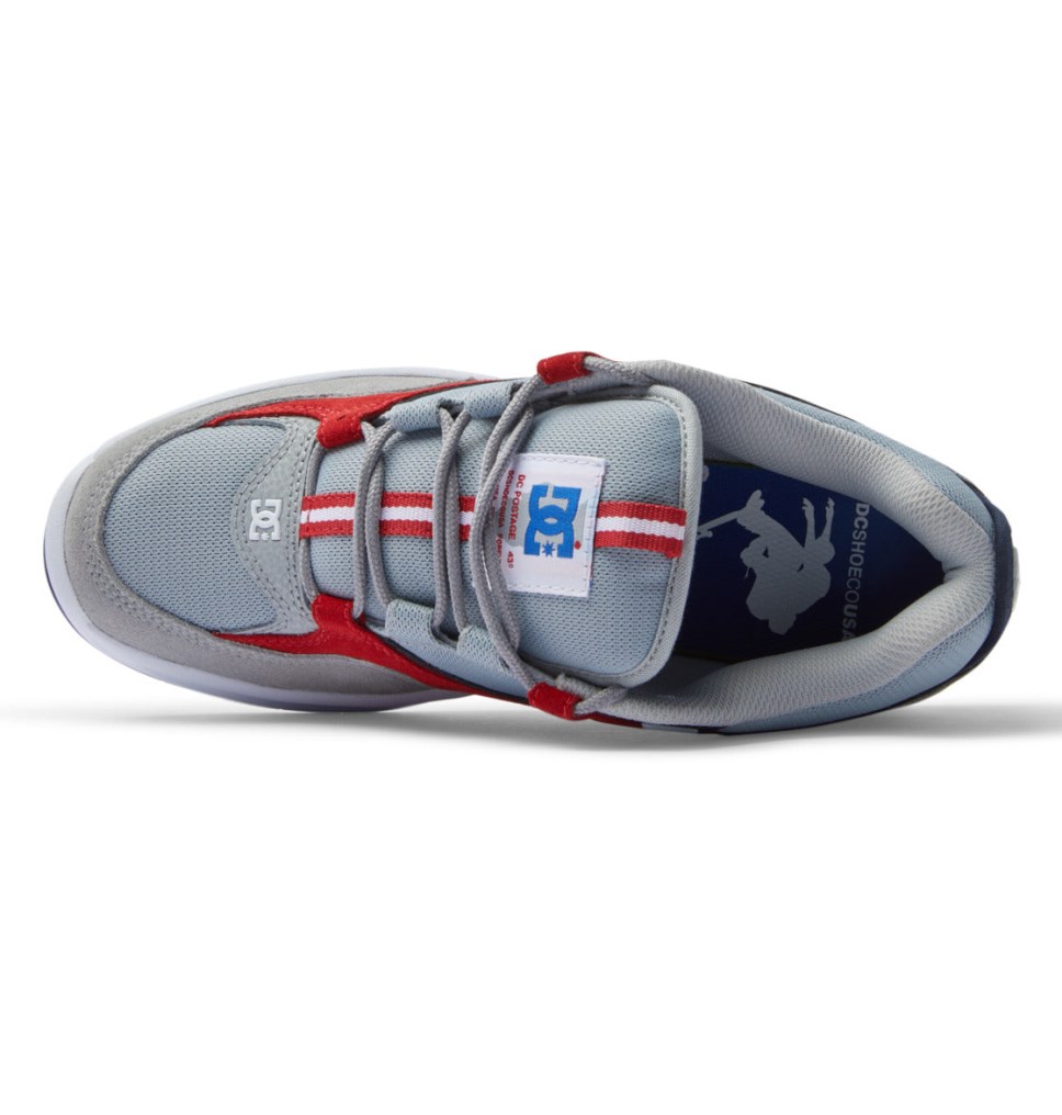 DC Kalynx Zero S Skate Topanky Panske Siva Červené | DC Shoes Slovensko 70NHDEWOX