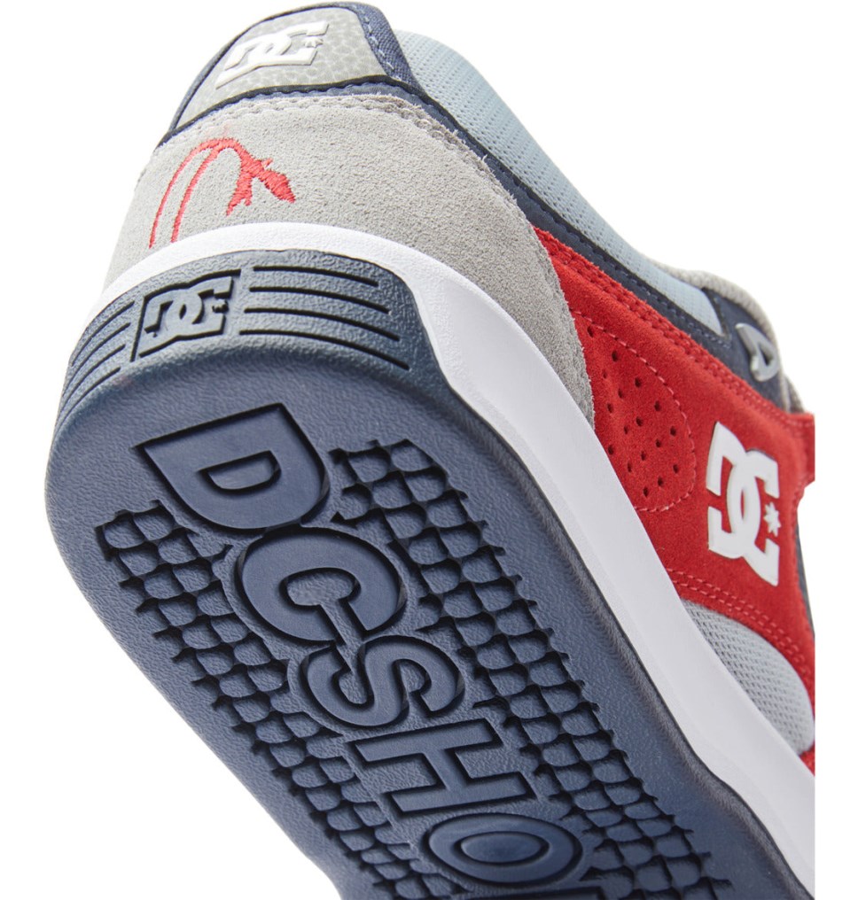 DC Kalynx Zero S Skate Topanky Panske Siva Červené | DC Shoes Slovensko 70NHDEWOX