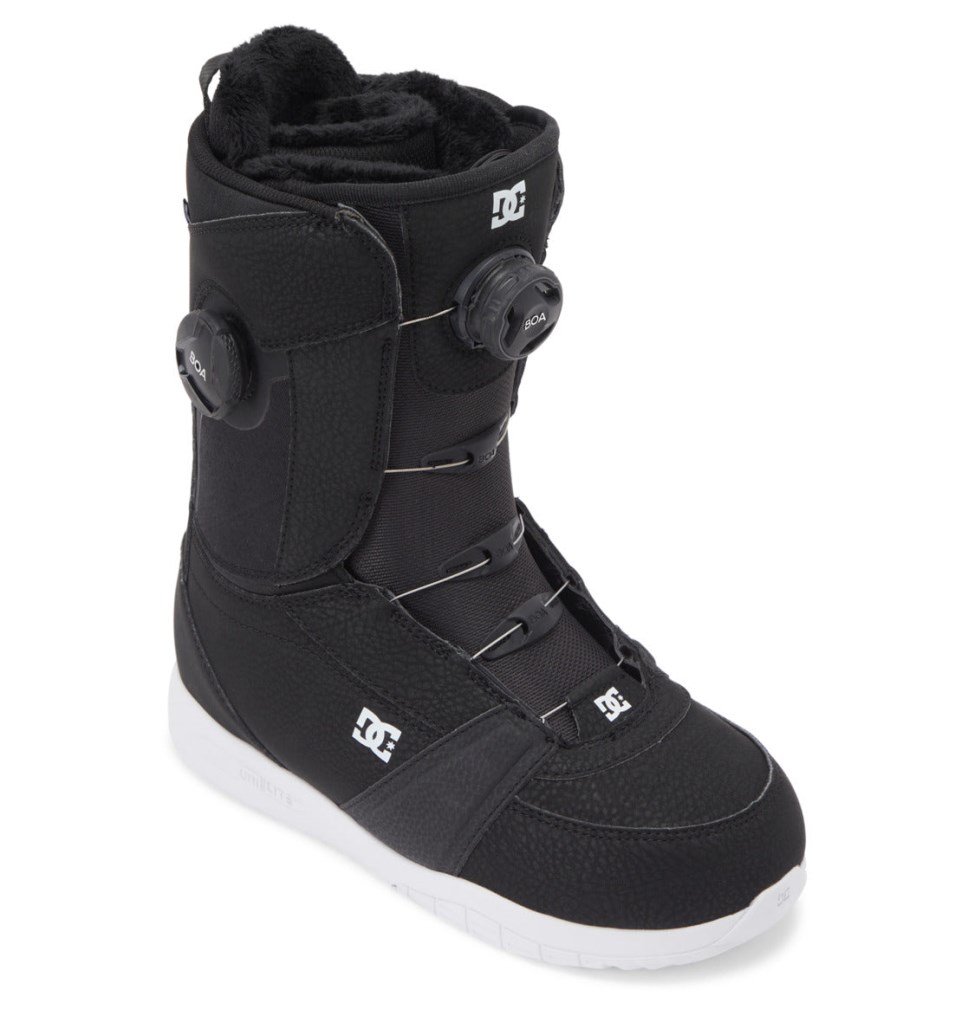 DC Lotus BOA® Snowboardové Topánky Damske Čierne Biele | DC Shoes Slovensko 94POBQSFY