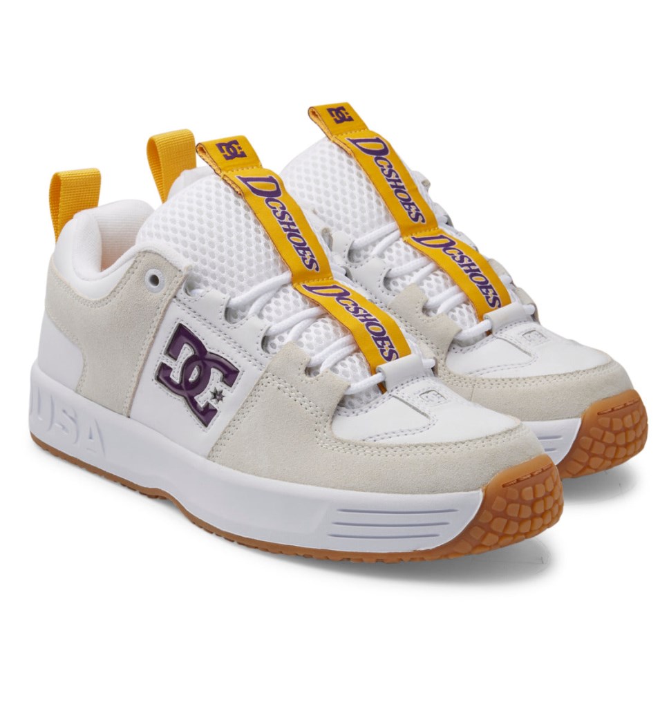 DC Lynx OG Skate Topanky Panske Biele Nachový | DC Shoes Slovensko 92TCJNPXO