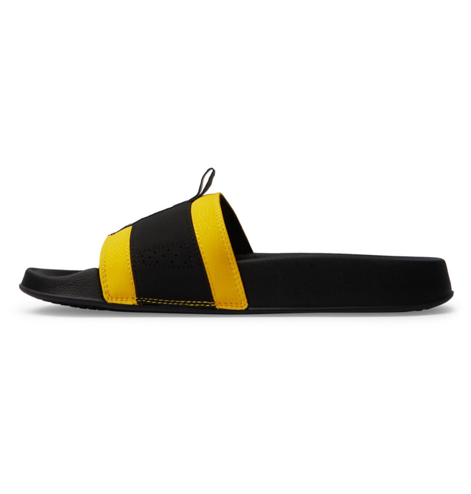 DC Lynx Slapky Panske Čierne Žlté | DC Shoes Slovensko 87YGQMCXJ