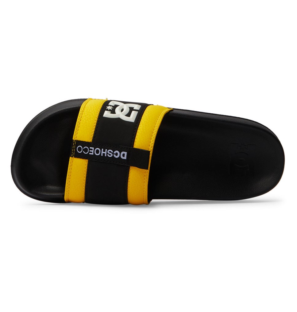 DC Lynx Slapky Panske Čierne Žlté | DC Shoes Slovensko 87YGQMCXJ