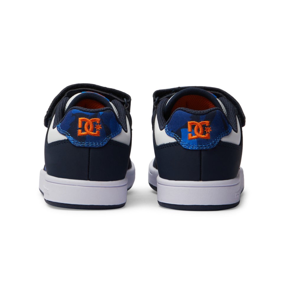 DC Manteca 4 Elastic Lace Tenisky Detske Modre Oranžové | DC Shoes Slovensko 23JQBINPL