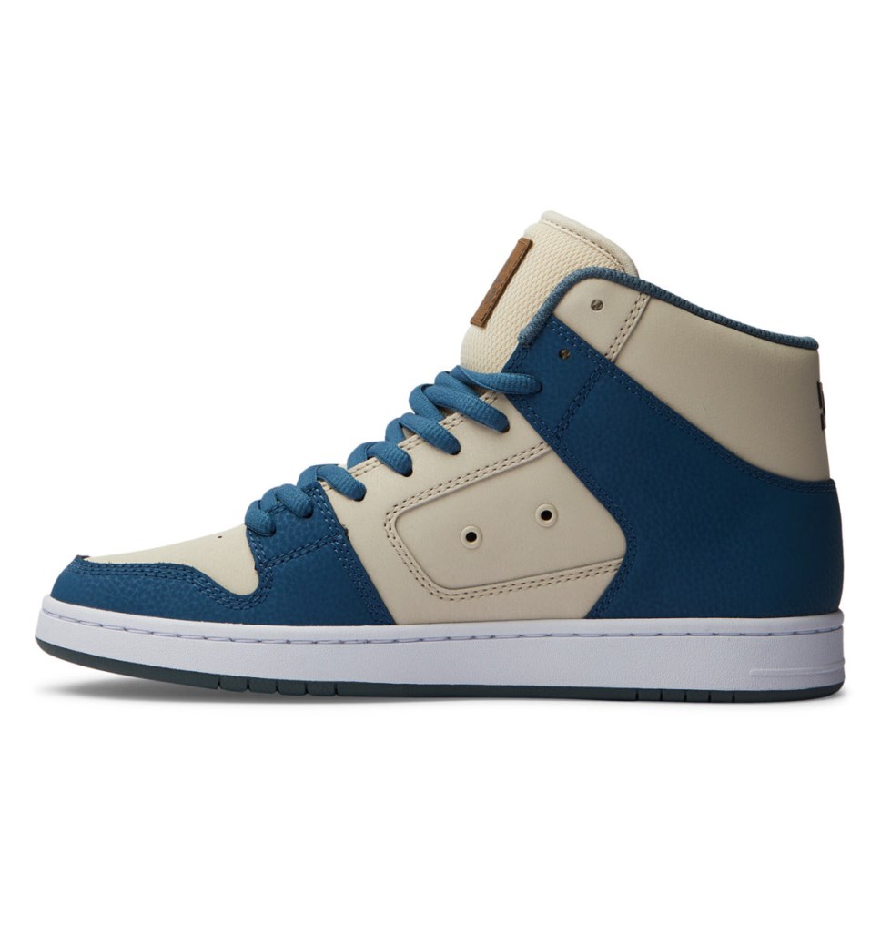 DC Manteca 4 HI Tenisky Panske Siva Modre Biele | DC Shoes Slovensko 64WASHRKV