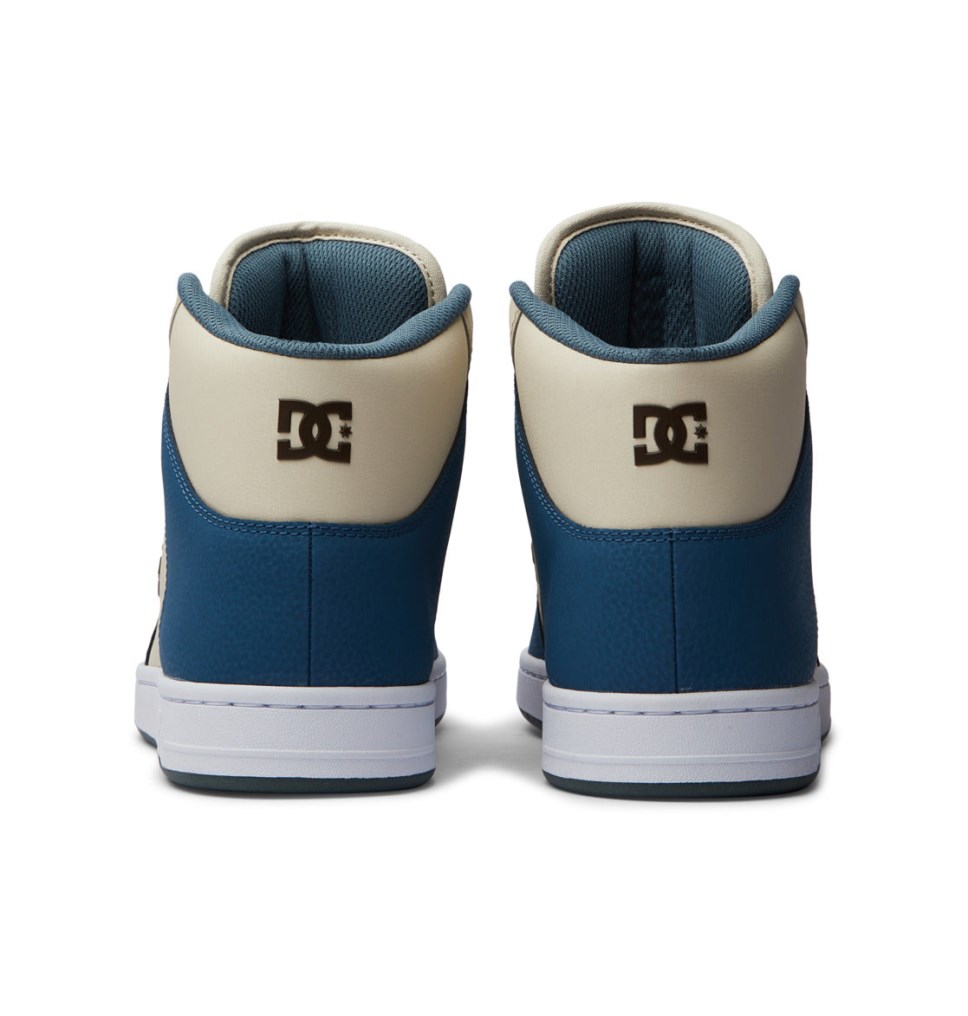 DC Manteca 4 HI Tenisky Panske Siva Modre Biele | DC Shoes Slovensko 64WASHRKV