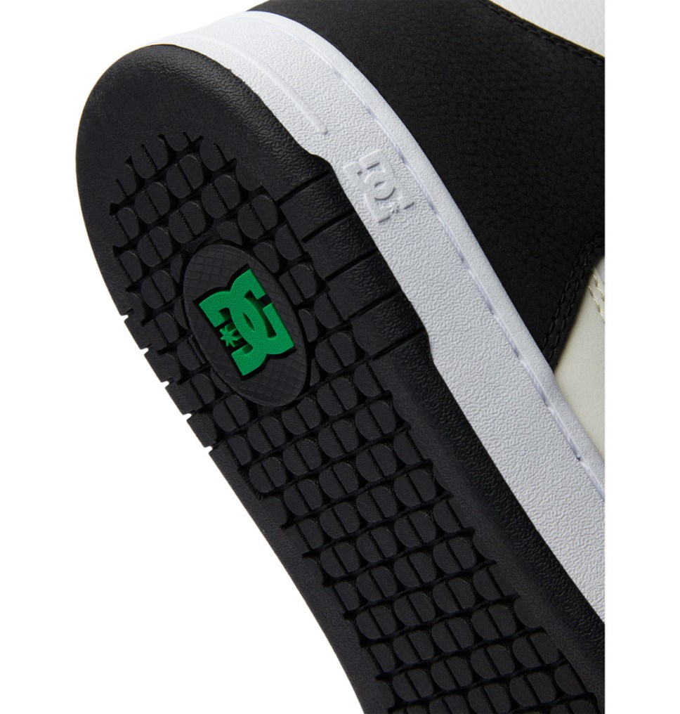 DC Manteca 4 HI Tenisky Panske Čierne Biele Zelene | DC Shoes Slovensko 53TIPNEJS