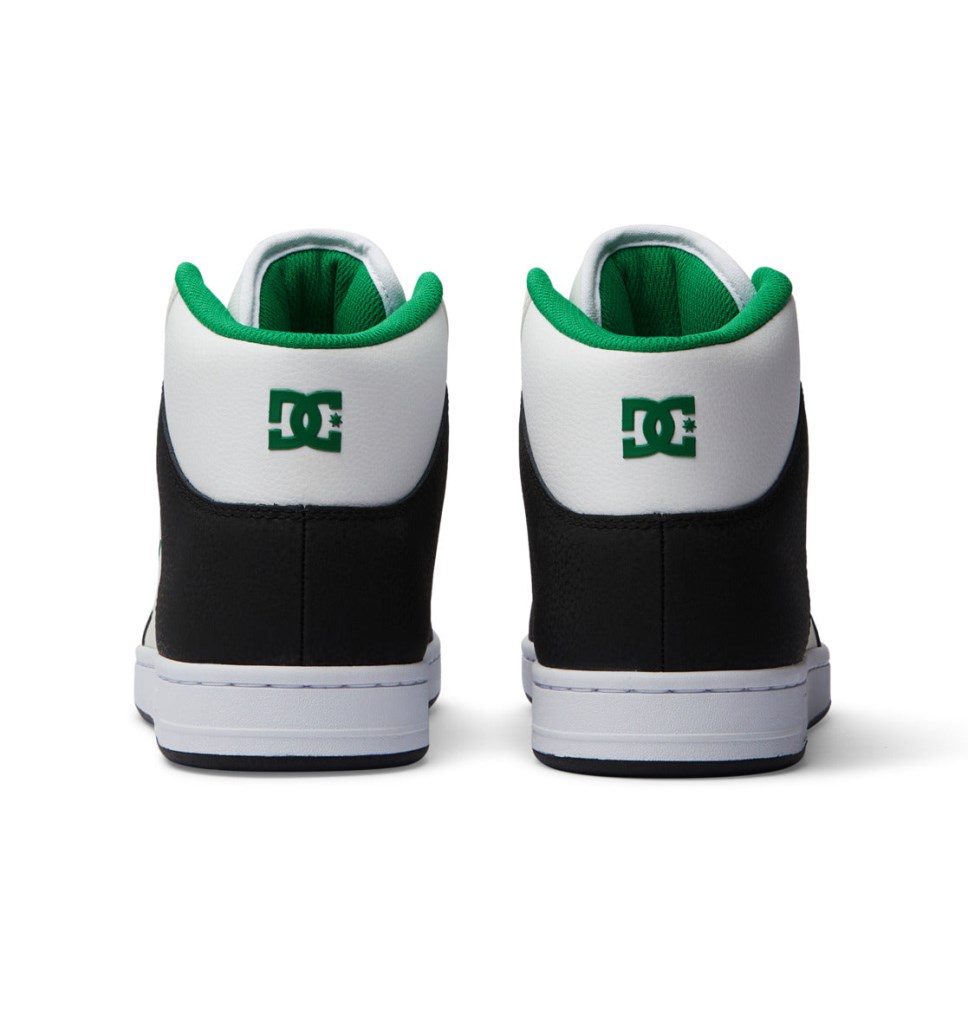DC Manteca 4 HI Tenisky Panske Čierne Biele Zelene | DC Shoes Slovensko 53TIPNEJS