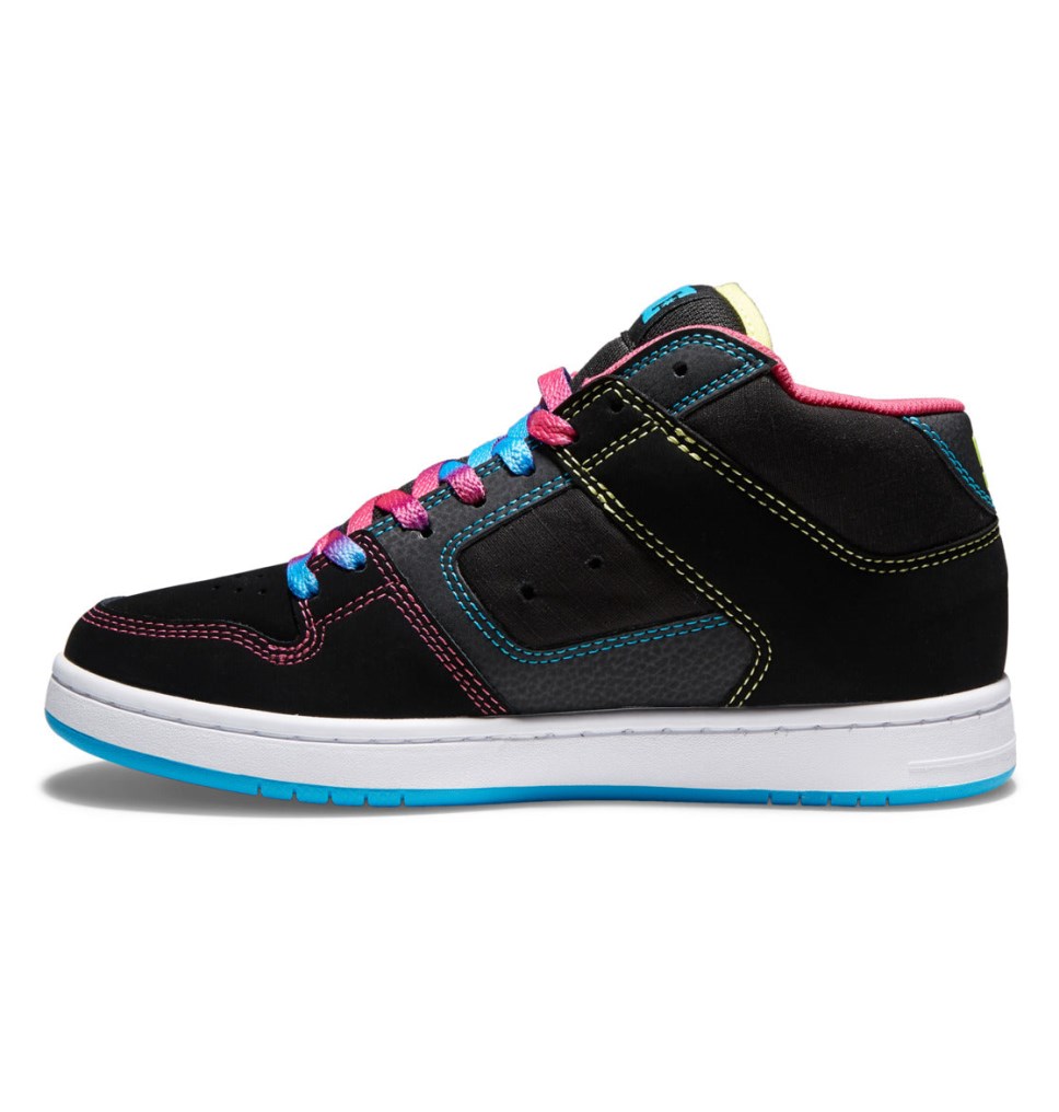 DC Manteca 4 MID Mid-Top Tenisky Damske Čierne Viacfarebný | DC Shoes Slovensko 70YQLJSCT