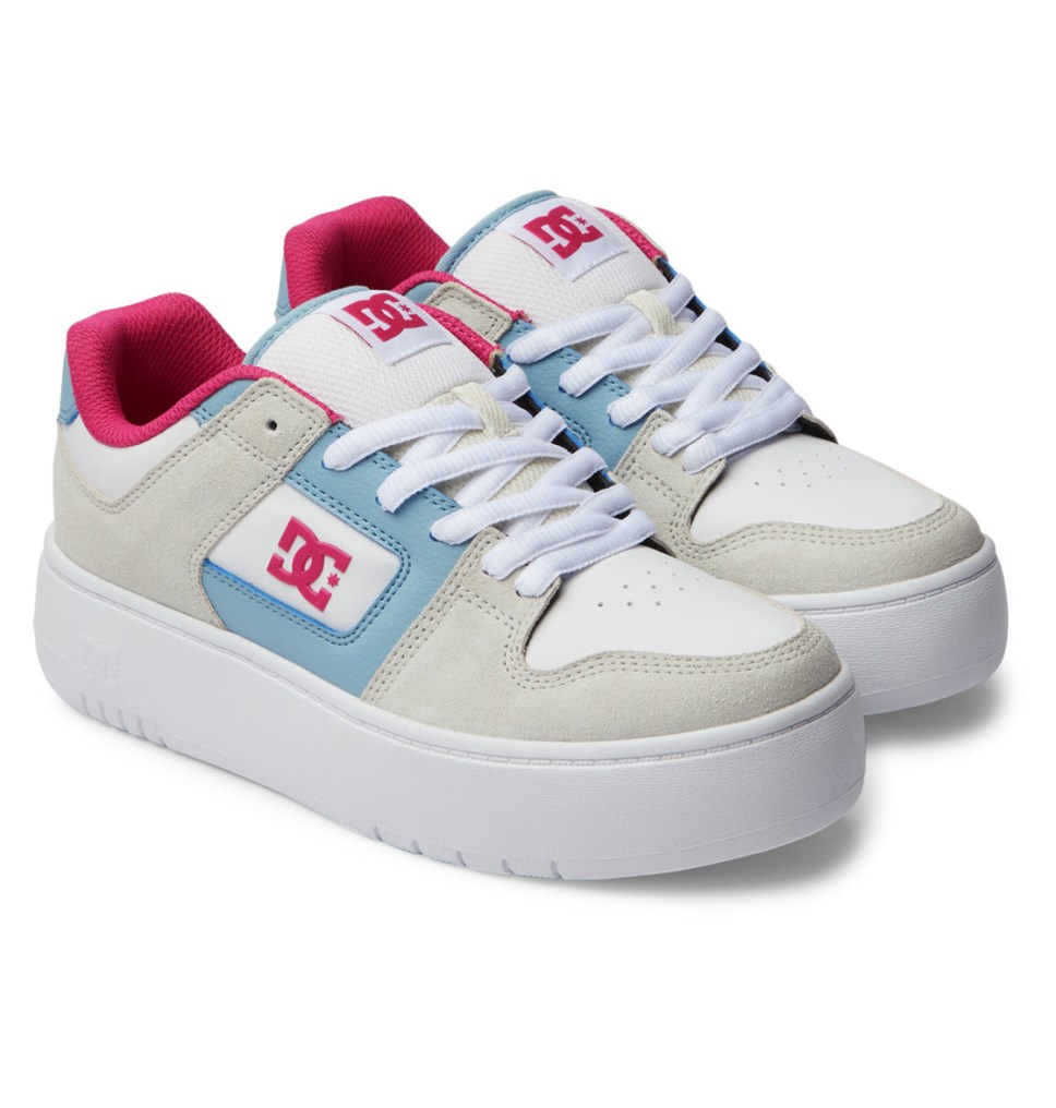 DC Manteca 4 Platform Tenisky Damske Modre Ruzove | DC Shoes Slovensko 82TJZXVIU