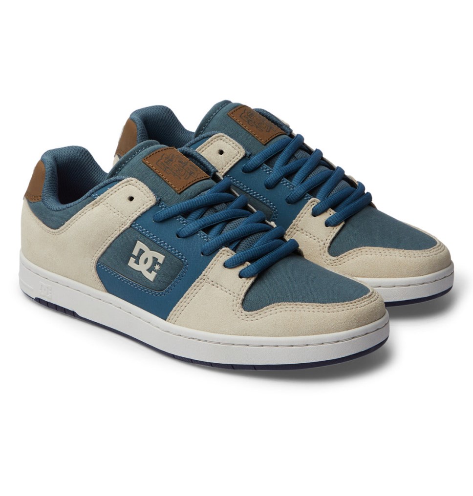 DC Manteca 4 Tenisky Panske Siva Modre Biele | DC Shoes Slovensko 65SAECNYO