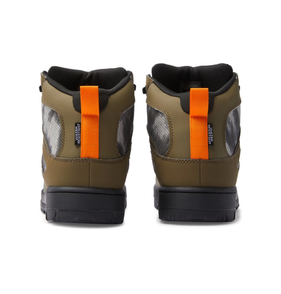 DC Pure High-Top Water-Resistant Zimne Topanky Panske Olivovo Zelená Čierne | DC Shoes Slovensko 68LATJZYQ