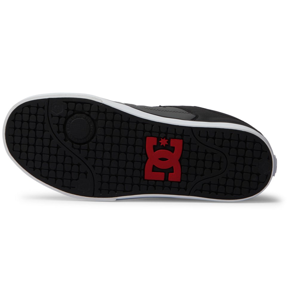 DC Pure MID Mid-Top Tenisky Panske Čierne Siva | DC Shoes Slovensko 80SPEQOTR