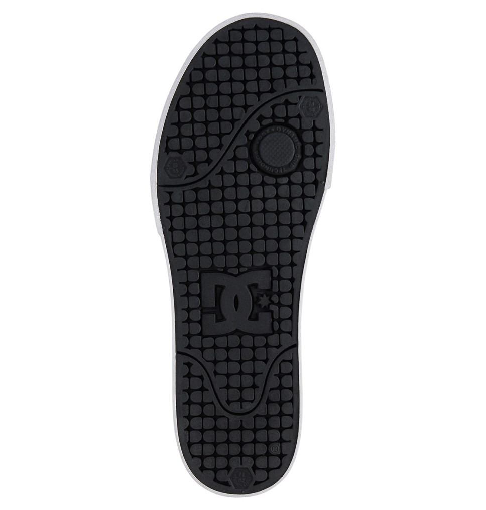 DC Pure Tenisky Panske Biele Čierne Červené | DC Shoes Slovensko 98CVJLOBG