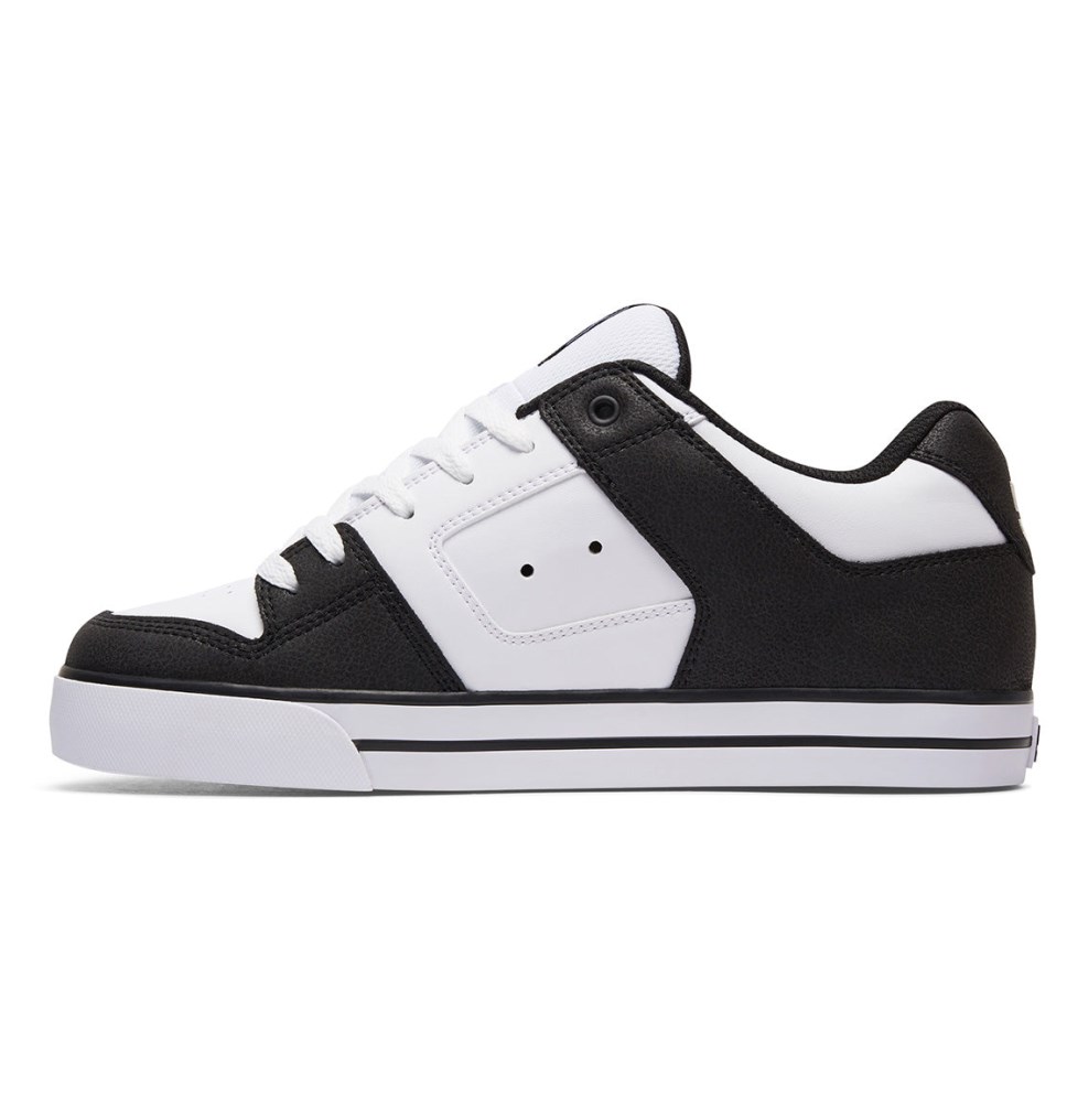 DC Pure Tenisky Panske Čierne Biele | DC Shoes Slovensko 35ZCUVSMB